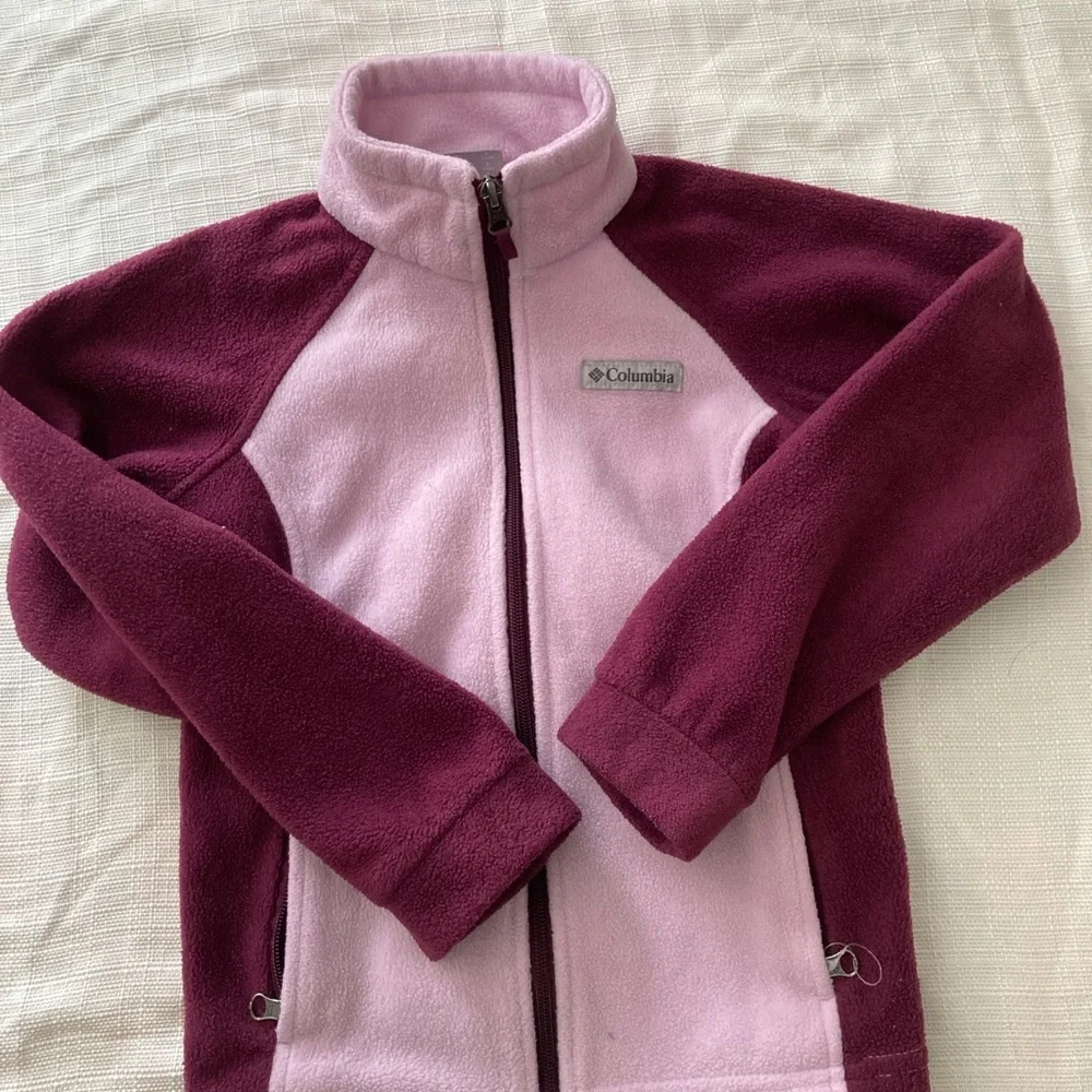 Columbia purple and Pink Fleece Jacket - Picture 2 of 10